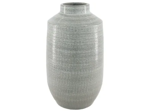 Decofinder, Decofinder Vase Keramik, Hellgrau H: 33 cm  | Schubiger Möbel
