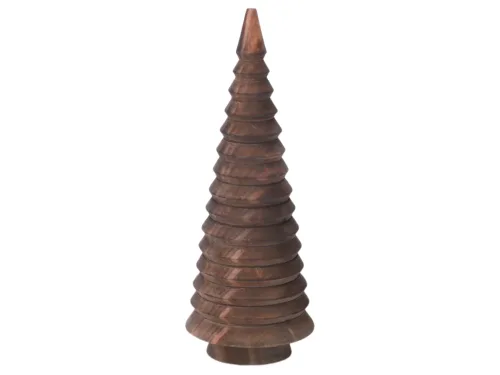 Decofinder, Decofinder Figur Weihnachtsbaum, Dunkelbraun H: 20 cm  | Schubiger Möbel