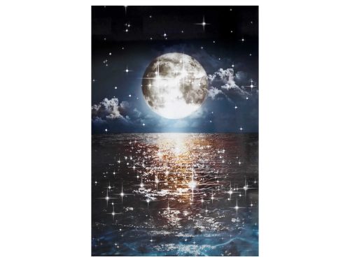 image LAND Digitaldruck auf Glas Glitzer-Mond  | Schubiger Möbel