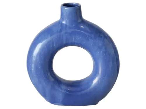 Schubiger Möbel, Boltze Vase Peruya Blau H: 21cm  | Schubiger Möbel