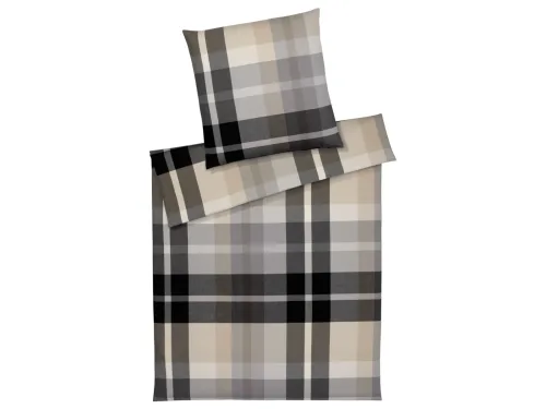 Elegante, Elegante Bettwäsche Fitzgerald, Graphit  | Schubiger Möbel