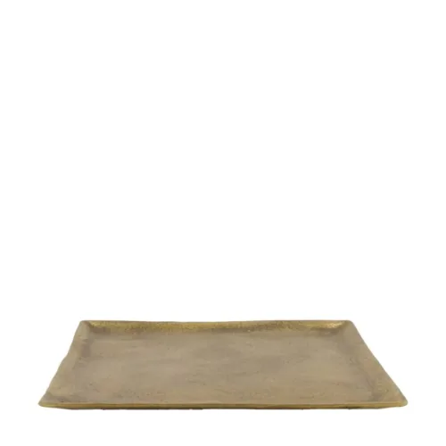 Decofinder Teller Aluminium Gold D: 25 cm  | Schubiger Möbel