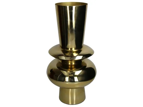 Kersten, Kersten Vase Metall Gold H: 65 cm  | Schubiger Möbel