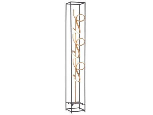 LIVIQUE, Stehlampe Selina Schwarz/Kupfer Aluminium 20 cm 139.5 cm - LED - Lichtfarbe: Warmweiss - Stehlampe- LED Energiesparlampe