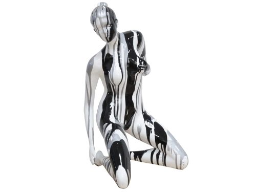 image LAND Skulptur Akt in Silber-Schwarz  | Schubiger Möbel