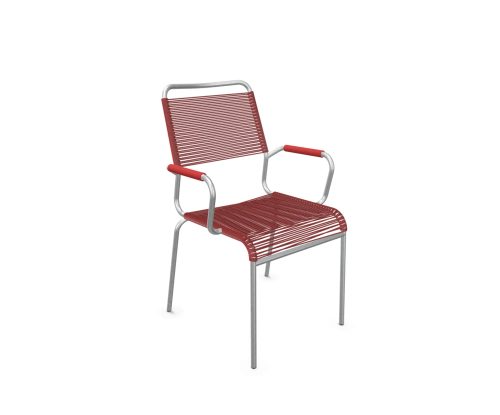 Schubiger Möbel, Schaffner Spaghetti-Stuhl Rigi Comfort mit Armlehnen Grün | Schubiger Möbel