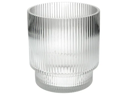 Kersten, Kersten Vase Stripe, Glas H: 17 cm  | Schubiger Möbel