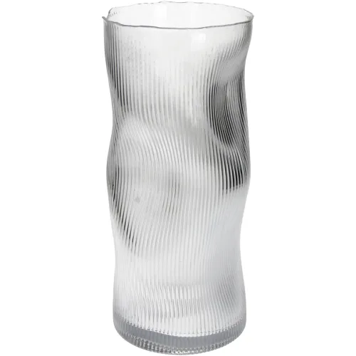 Kersten Vase Stripe, Glas H: 30 cm  | Schubiger Möbel