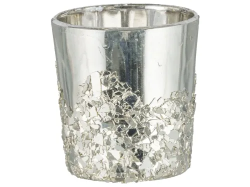 Gasper, Gasper Windlicht Shine, Silber B: 6 cm  | Schubiger Möbel