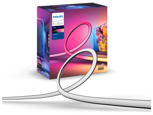 Philips Hue, PHILIPS HUE Hue Play Gradient Lightstrip 65 - Leuchtstreifen (Schwarz)