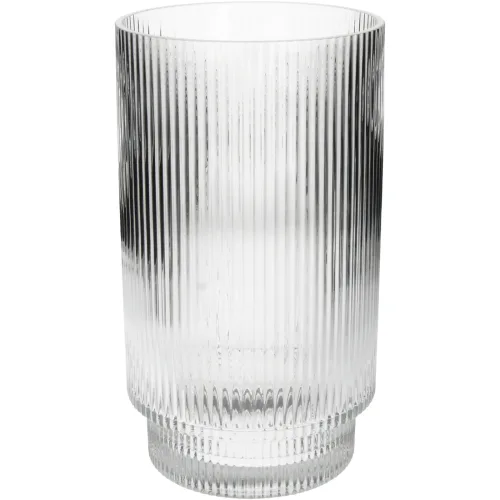 Kersten Vase Stripe, Glas H: 28 cm  | Schubiger Möbel