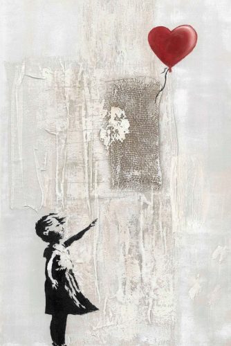 image LAND Gemälde Love Balloon Girl  | Schubiger Möbel