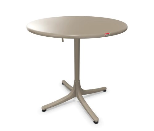 Schaffner Gartentisch Schaffhausen Rund Beige | Schubiger Möbel