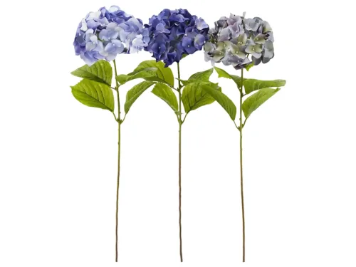 Edg, Edg Kunstblume Hortensien Ass. Blau H: 76 cm  | Schubiger Möbel