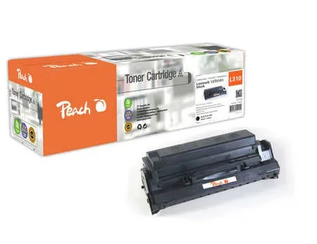 Peach, Peach L310 Toner bk ersetzt Lexmark No. 310, No. 312BK, 13T0101 für z.B. Lexmark 4044, Lexmark E 310, Lexmark E 312, Lexmark E 312 L