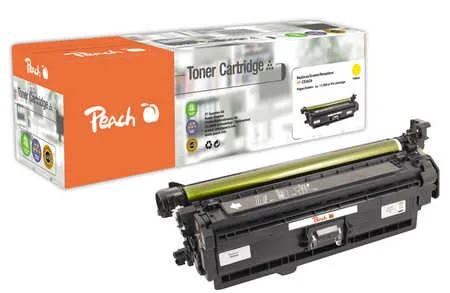 Peach, Peach HP 648 AY Toner ye ersetzt HP No. 648A Y, CE262A für z.B. HP Color LaserJet CP 4500, HP Color LaserJet CP 4520 dn
