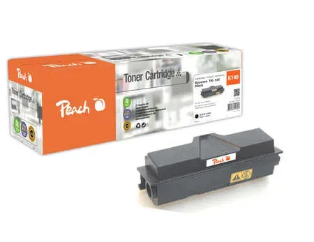 Peach, Peach K140 Toner bk ersetzt Kyocera TK-140 für z.B. Kyocera FS -1100, Kyocera FS -1100 Arztdrucker, Kyocera FS -1100 N, Kyocera FS -1100 TN