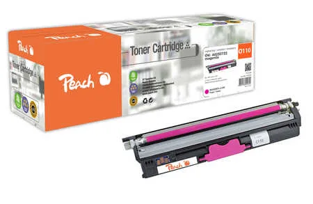 Peach, Peach O4425 Toner XL ma ersetzt OKI 44250722 für z.B. OKI C 110, OKI C 130 N, OKI MC 160 N