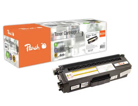 Peach, Peach B325 bk Toner XL bk ersetzt Brother TN-325bk für z.B. Brother DCP -9055 CDN, Brother DCP -9270 CDN, Brother HL -4100, Brother HL -4140 CN