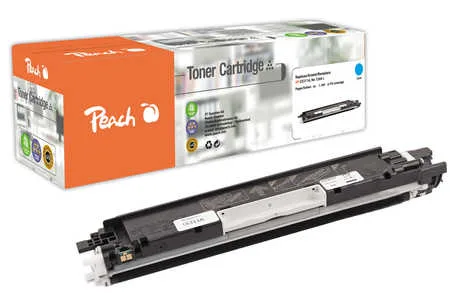 Peach, Peach HP 126 AC Toner cy ersetzt HP No. 126A C, CE311A für z.B. HP TopShot LaserJet Pro M 275 nw, HP Color LaserJet Pro CP 1000