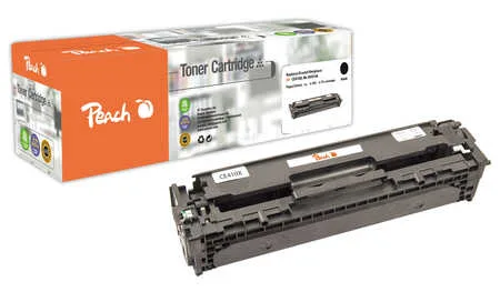 Peach, Peach HP 305 XBK Toner XL bk ersetzt HP No. 305X BK, CE410X für z.B. HP LaserJet Pro 300 color M 351 A, HP LaserJet Pro 300 color MFP M 375 nw