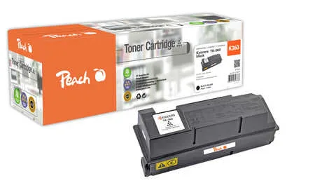 Peach, Peach K360 Toner bk ersetzt Kyocera TK-360 für z.B. Kyocera FS -4020 DN