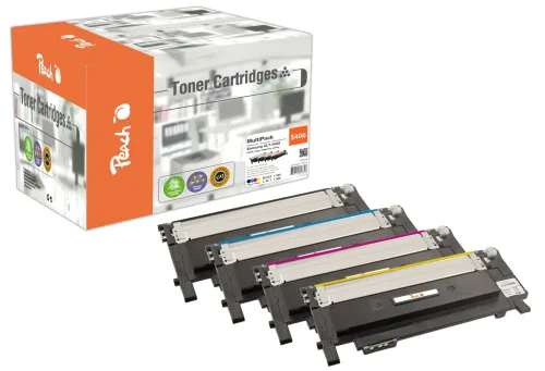 Peach, Peach S406 4 Toner (bk, c/m/y) ersetzt Samsung CLT-P406C/ELS, SU375A für z.B. Samsung CLP -360, Samsung CLP -360 N, Samsung CLP -360 ND