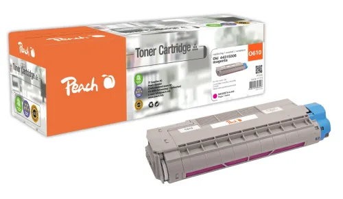 Peach, Peach O4431/28/34/4391 Toner ma ersetzt OKI 44315306 für z.B. OKI C 610 CDN, OKI C 610 DM, OKI C 610 DN, OKI C 610 DTN, OKI C 610 N