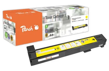 Peach, Peach HP 824 AY Toner ye ersetzt HP No. 824A Y, CB382A für z.B. HP Color LaserJet CM 6030 F MFP, HP Color LaserJet CM 6030 MFP