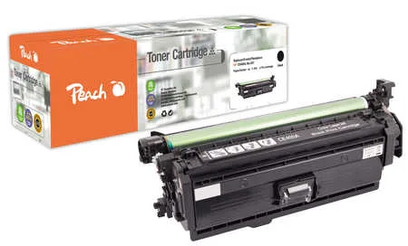 Peach, Peach HP 507 ABK Toner bk ersetzt HP No. 507A BK, CE400A für z.B. HP LaserJet Enterprise 500 color M 551 dn, HP LaserJet Pro 500 color MFP M 570 dn
