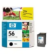 HP H56 Druckerpatronen bk - HP No. 56, C6656AE für z.B. HP DeskJet 450 CBI, HP DeskJet 450 CI, HP DeskJet 450, HP DeskJet 450 WBT, HP DeskJet 5100