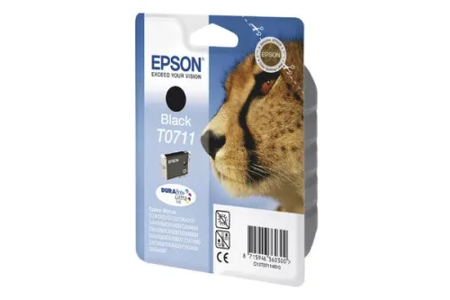 Epson, Epson E711bk Druckerpatronen XL bk - Epson T0711 bk, C13T07114010 für z.B. Epson Stylus DX 7400, Epson Stylus SX 210, Epson Stylus D 120