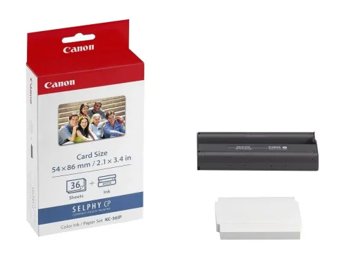 Canon, Canon C35/36 Druckerpatronen bk - Canon KC36IP, 7739A001 für z.B. Canon Card Photo Printer CP 100, Canon Card Photo Printer CP 200