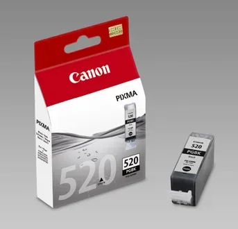 Canon, Canon C520PGBK Druckerpatronen bk - Canon PGI-520PGBK, 2932B001 für z.B. Canon Pixma MP 550, Canon Pixma IP 3600, Canon Pixma IP 4600
