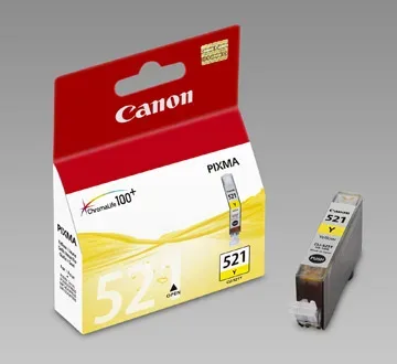 Canon, Canon C521y Druckerpatronen ye - Canon CLI-521y, 2936B001 für z.B. Canon Pixma MP 550, Canon Pixma IP 3600, Canon Pixma IP 4600, Canon Pixma IP 4700