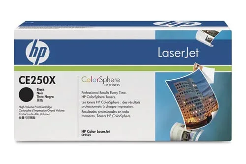 HP, HP 504X Original Tonerkartusche CE250X Schwarz