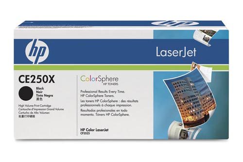 HP, HP 504X Original Tonerkartusche CE250X Schwarz
