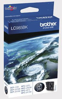 Brother, BROTHER Tintenpatrone schwarz LC-985BK DCP-J315W 300 Seiten
