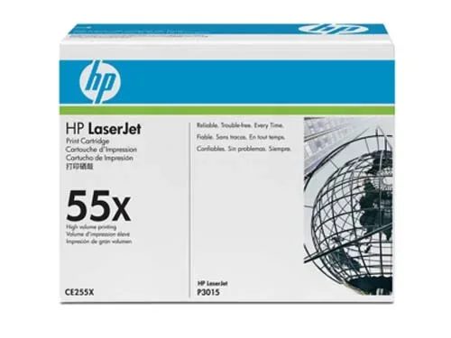 HP, HP H55XBK Toner XL bk - HP No. 55XBK, CE255X für z.B. HP LaserJet Enterprise 500 MFP M 525 dn, HP LaserJet Enterprise 500 MFP M 525 f