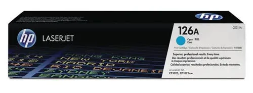 HP, HP H126AC Toner cy - HP No. 126A C, CE311A für z.B. HP TopShot LaserJet Pro M 275 nw, HP Color LaserJet Pro CP 1000, HP LaserJet CP 1000