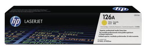 HP, HP Toner-Modul 126A yellow CE312A Color LJ Pro CP1025 1000 S.