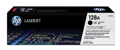 HP, HP H128ABK Toner bk - HP No. 128A BK, CE320A für z.B. HP LaserJet CP 1500, HP LaserJet CP 1525, HP LaserJet CP 1525 n, HP LaserJet CP 1525 nw
