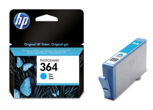 HP, HP Tintenpatrone 364 cyan CB318EE PhotoSmart D5460 300 Seiten