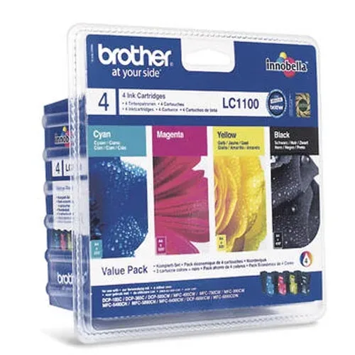 Brother, Brother B1100VALBP Druckerpatronen XL bk - Brother LC-1100VALBP für z.B. Brother DCP -185 C, Brother DCP -380, Brother DCP -383 C, Brother MFC -490