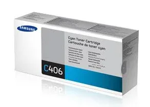 Samsung, Samsung S406 Toner cy - Samsung CLT-C406S/ELS, ST984A für z.B. Samsung CLP -360, Samsung CLP -360 N, Samsung CLP -360 ND, Samsung CLP -365