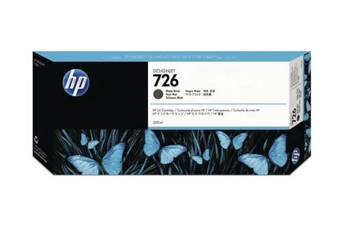 HP, HP H726MBK Druckerpatronen XL bkmt - HP No. 726 MBK, CH575A für z.B. HP DesignJet T 1200, HP DesignJet T 1200 HD, HP DesignJet T 1200 PS