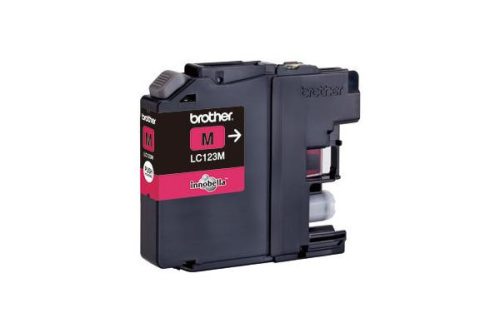 Brother, BROTHER Tintenpatrone magenta LC-123M DCP-J411ODW 600 Seiten