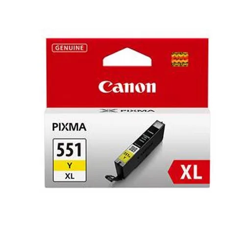 Canon, Canon C551XLY Druckerpatronen XL ye - Canon CLI-551XLY, 6446B001 für z.B. Canon Pixma IP 7200, Canon Pixma MX 925, Canon Pixma IP 7250