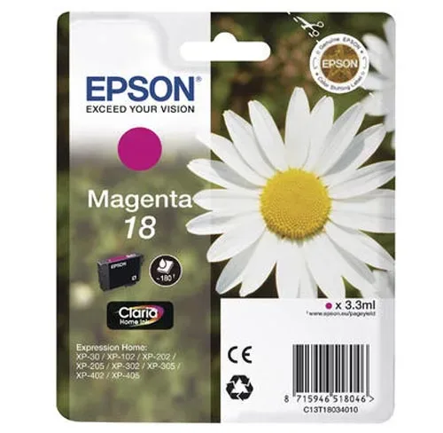 Epson, Epson E18m Druckerpatronen ma - Epson No. 18 m, C13T18034010 für z.B. Epson Expression Home XP -100, Epson Expression Home XP -102