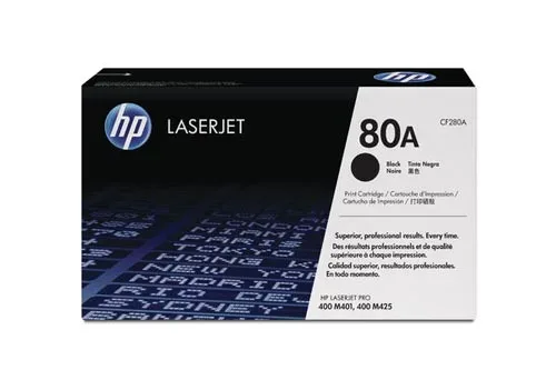 HP H80ABK Toner bk - HP No. 80A BK, CF280A für z.B. HP LaserJet Pro 400 M 401 a, HP LaserJet Pro 400 M 401 d, HP LaserJet Pro 400 M 401 dn